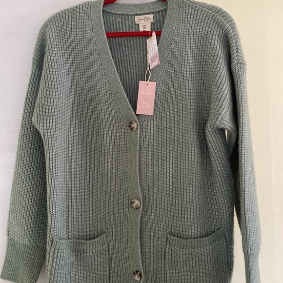 Jessica Simpson Beautiful Plush Button Down Long Cardigan New With Tags - Picture 12 of 12